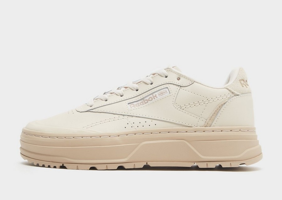Buty sneakersy damskie REEBOK CLUB C DOUBLE GEO GY1379 Beżowy