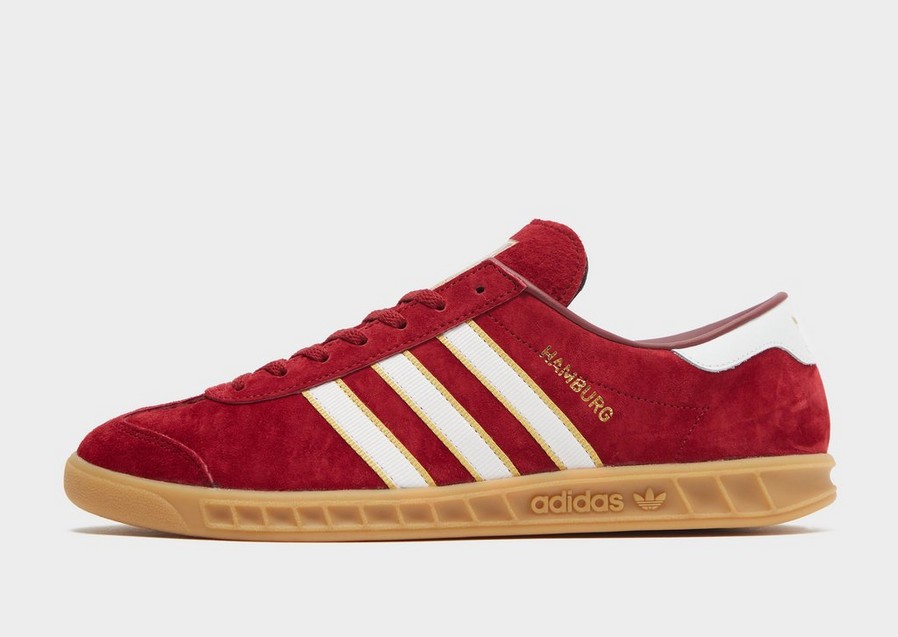 Buty sneakersy męskie ADIDAS HAMBURG HQ1354 Czerwony