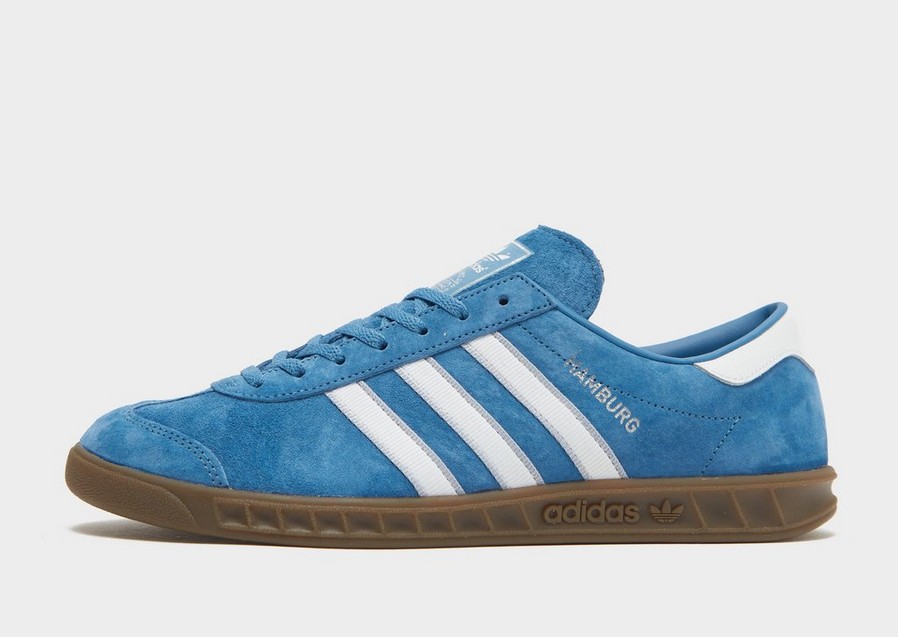Buty sneakersy męskie ADIDAS HAMBURG HQ1355 Niebieski