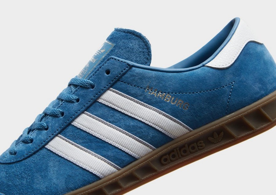 Buty sneakersy męskie ADIDAS HAMBURG HQ1355 Niebieski