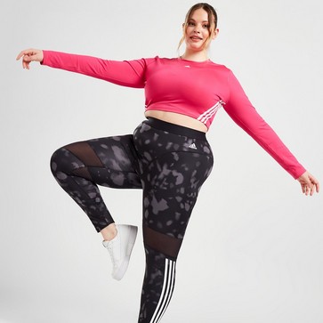 ADIDAS LEGGINGS GLAM AOP TIGHT BLK