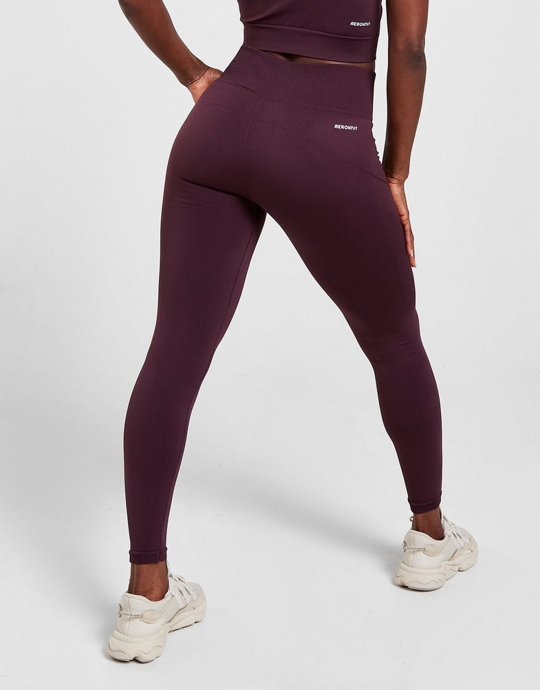 Legginsy damskie ADIDAS LEGGINGS SEAMLESS TIGHTS HM2464 Czerwony