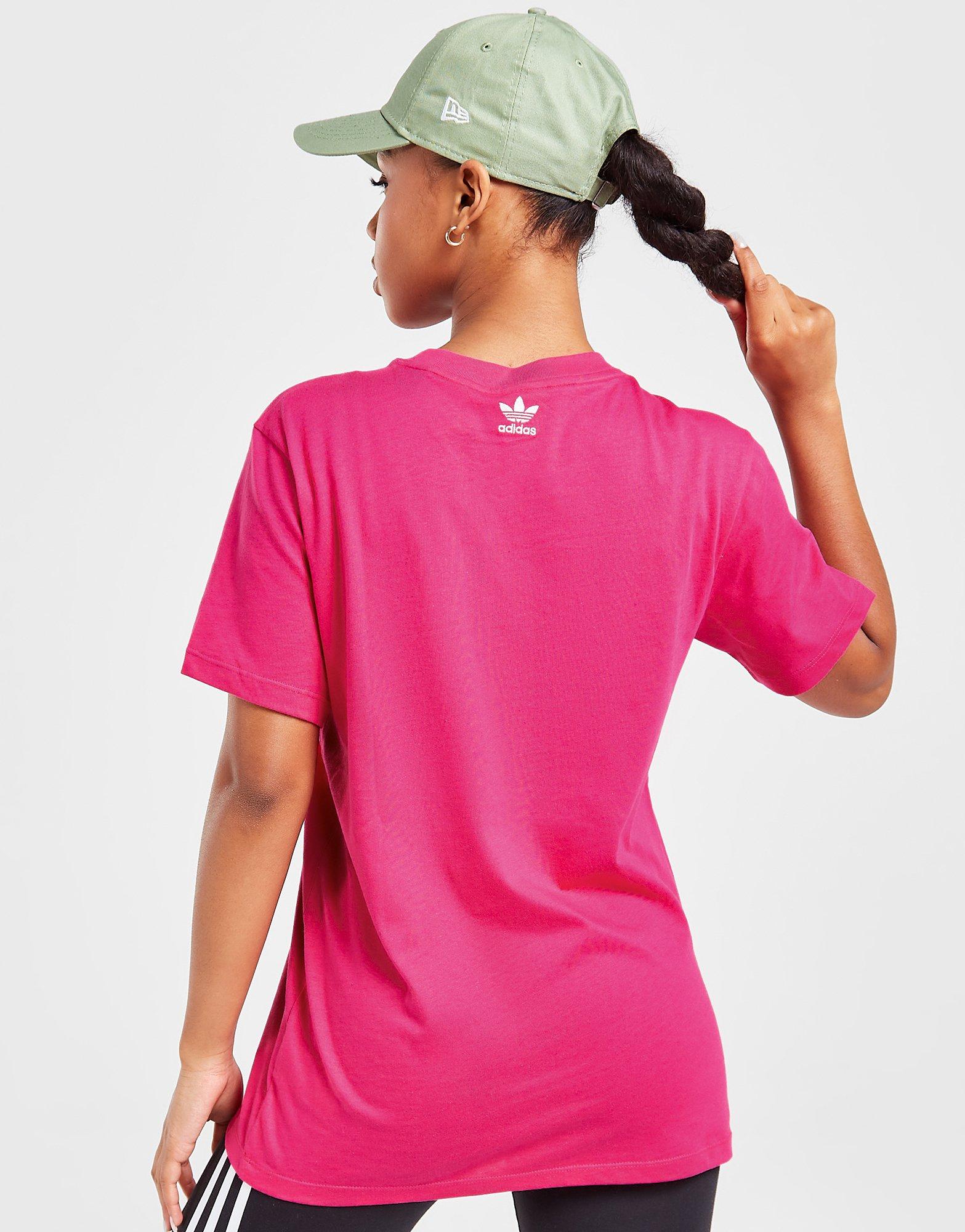 Дамска тениска ADIDAS ТЕНИСКА EMB T R'MAGENTA HN8123 Лилав