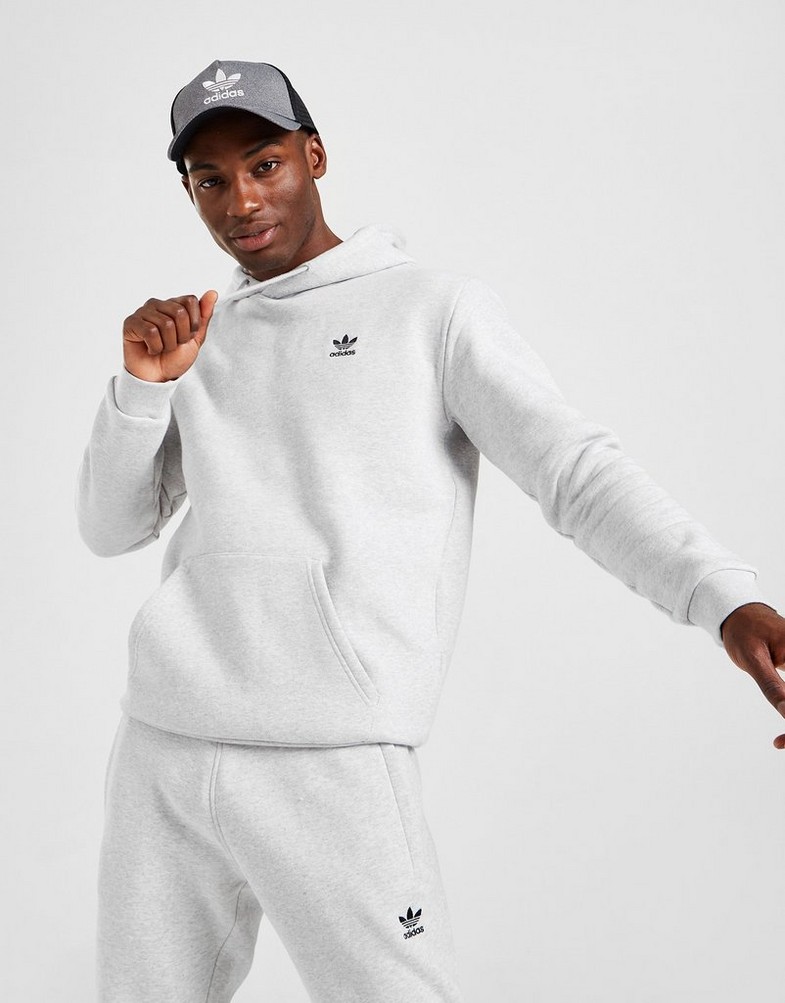 Bluza męska ADIDAS TREFOIL ESSENTIAL HOODIE  HS1008 Szary