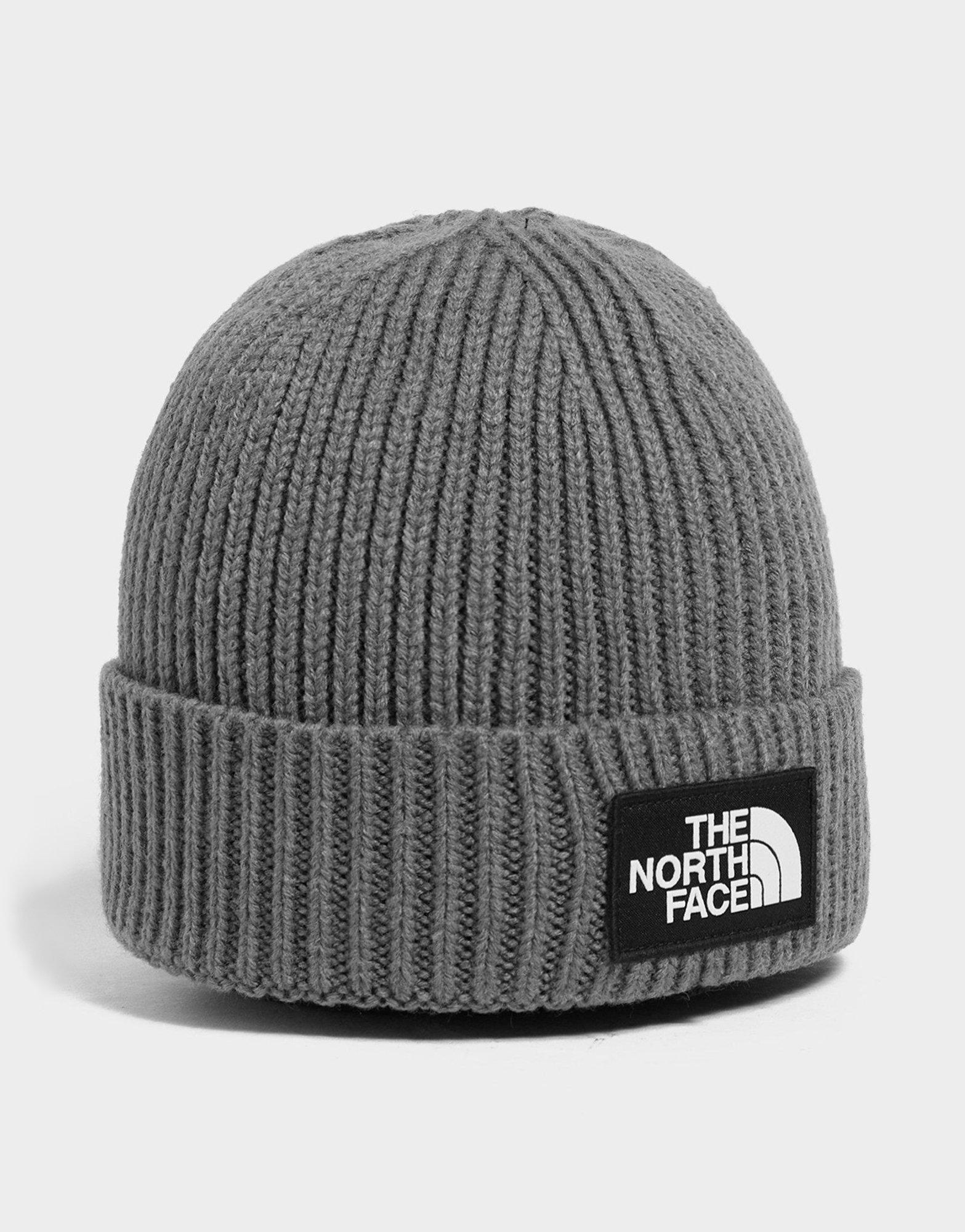 Дамска зимна шапка THE NORTH FACE ШАПКА TNF LOGO BOX CUF BNE WINTER CAP NF0A3FJXDYY1 Сив