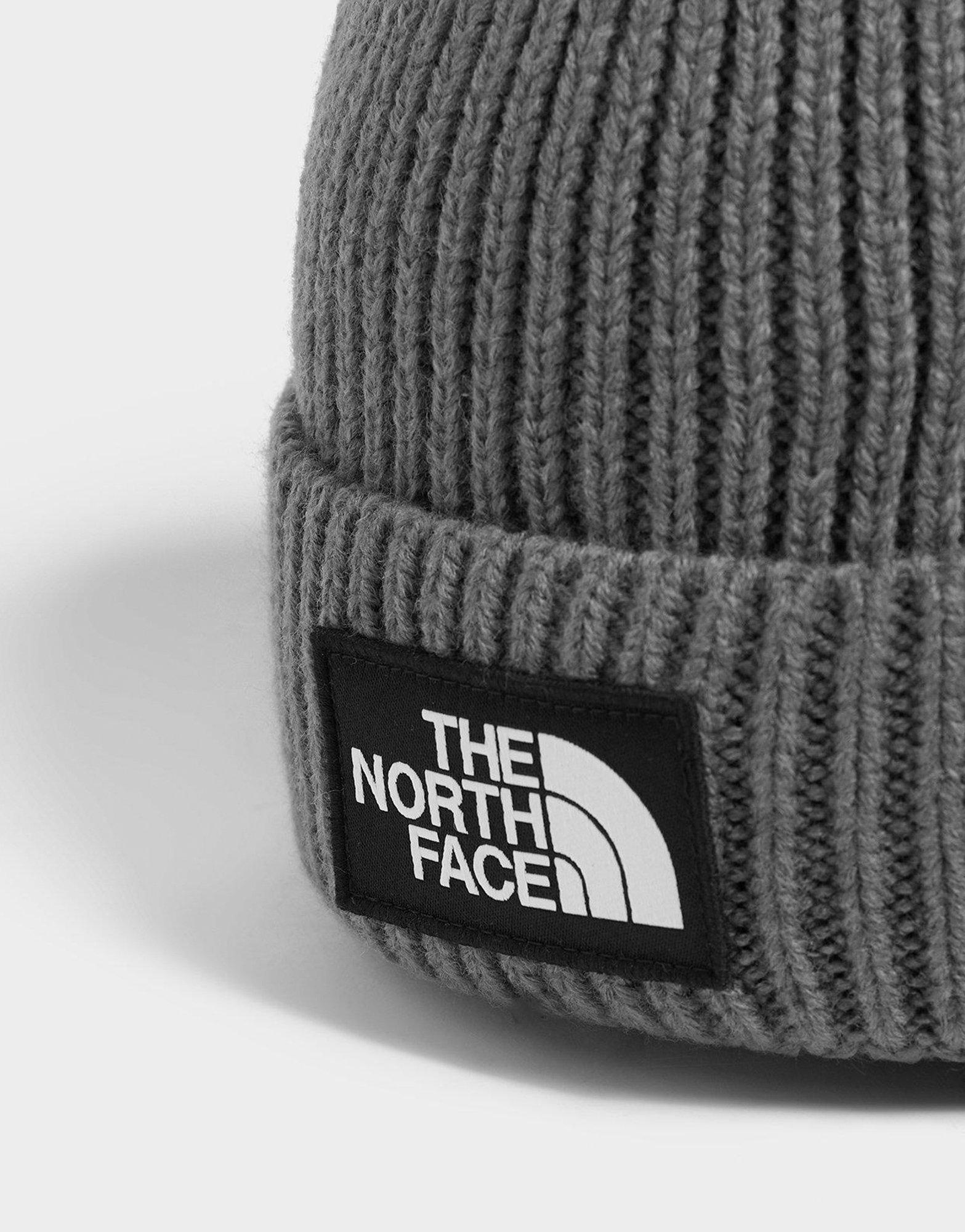 Дамска зимна шапка THE NORTH FACE ШАПКА TNF LOGO BOX CUF BNE WINTER CAP NF0A3FJXDYY1 Сив