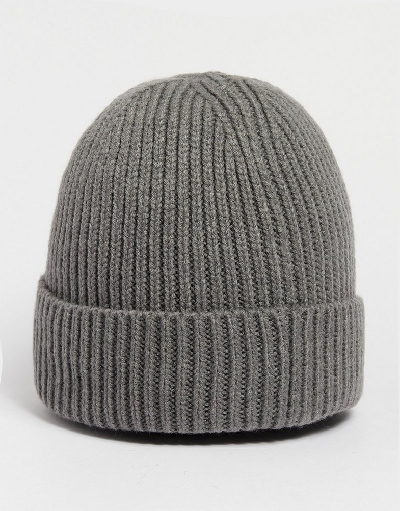 Жіночі зимові шапки THE NORTH FACE КЕПКА TNF LOGO BOX CUF BNE WINTER CAP NF0A3FJXDYY1 Сірий