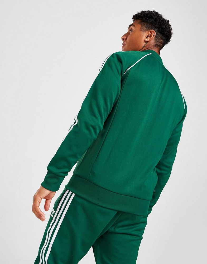 Bluza męska ADIDAS SS TRACK TOP  IC4511 Zielony