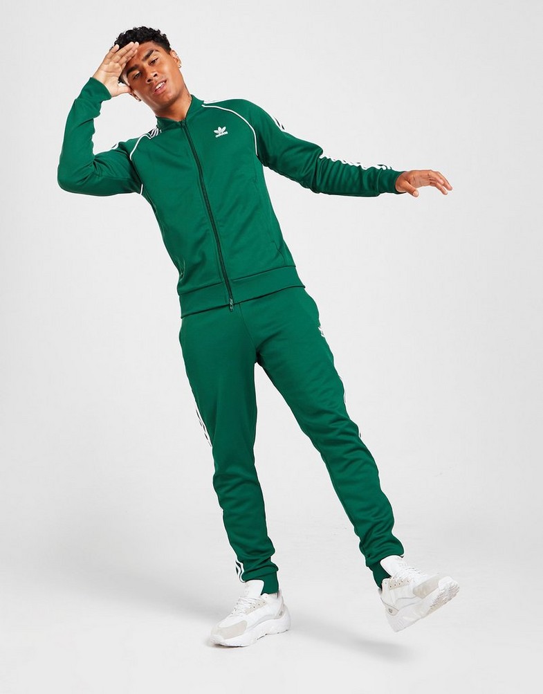 Bluza męska ADIDAS SS TRACK TOP  IC4511 Zielony