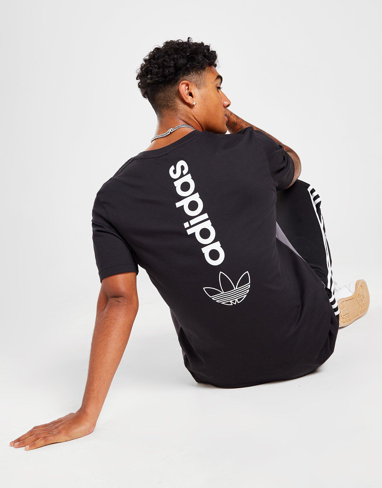 Pánske tričko ADIDAS TRIČKO ITASCA TEE BLK/GRY HS1010 Čierna