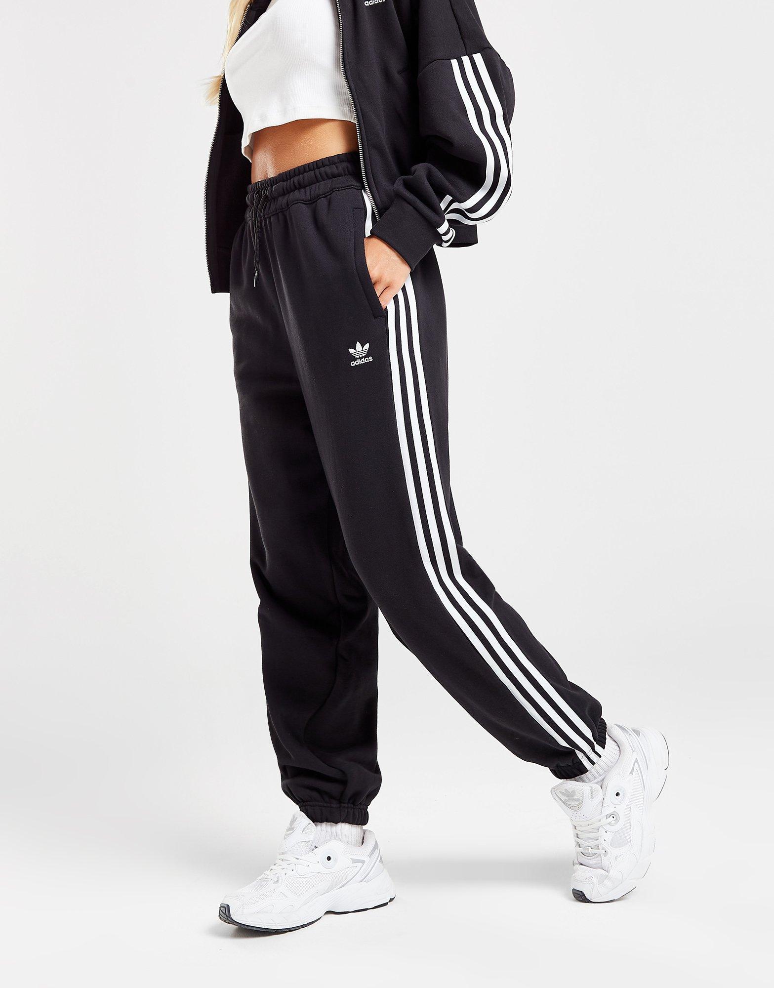 Női nadrág ADIDAS 3 STRIPES OVERSIZED JOGGERS HM2143 Fekete