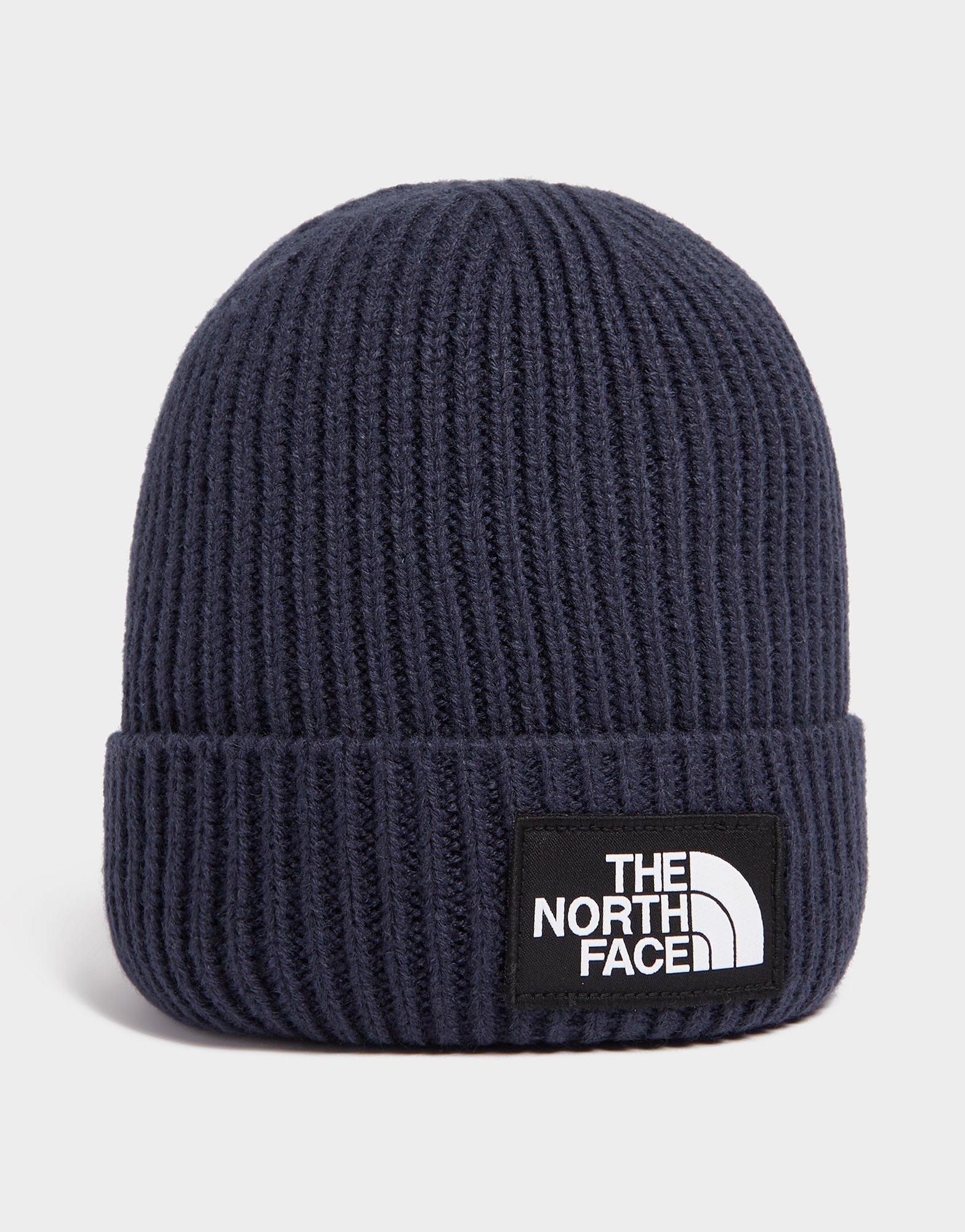 Дамска зимна шапка THE NORTH FACEОБИКНОВЕН LOGO BOX CUFFED BEANIE  NF0A3FJX8K21 Тъмносин