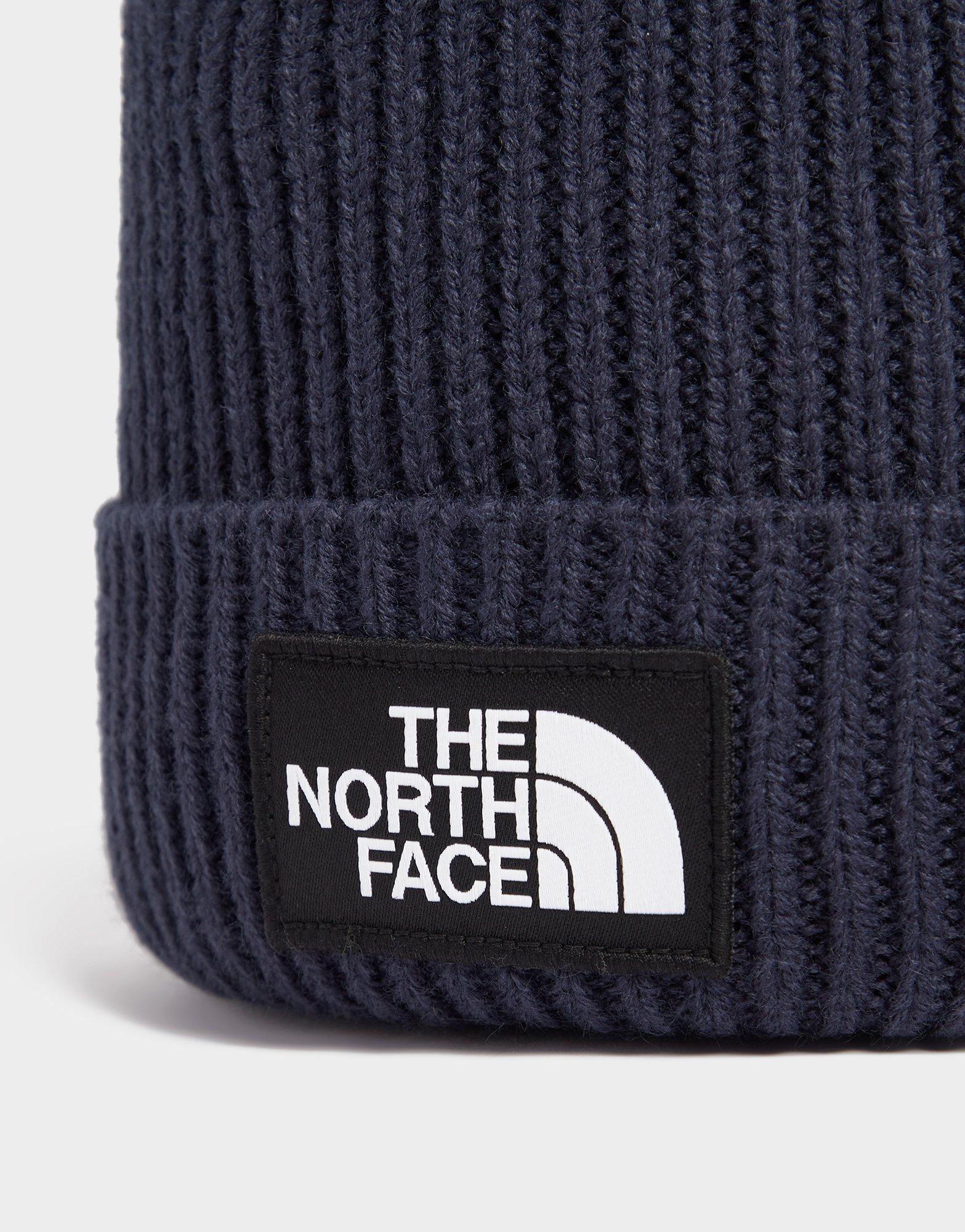 Дамска зимна шапка THE NORTH FACEОБИКНОВЕН LOGO BOX CUFFED BEANIE  NF0A3FJX8K21 Тъмносин