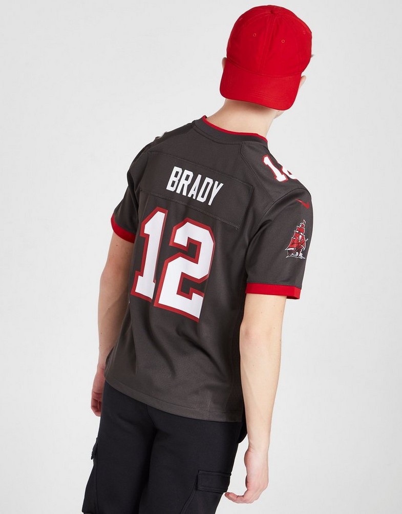 Komplet dresowy dziecięcy NIKE KOMPLET NFL TAMPA BAY BUCCANEERS BRADY #12 JERSEY JUNIOR 2Z1B7N3P9TBB Brązowy