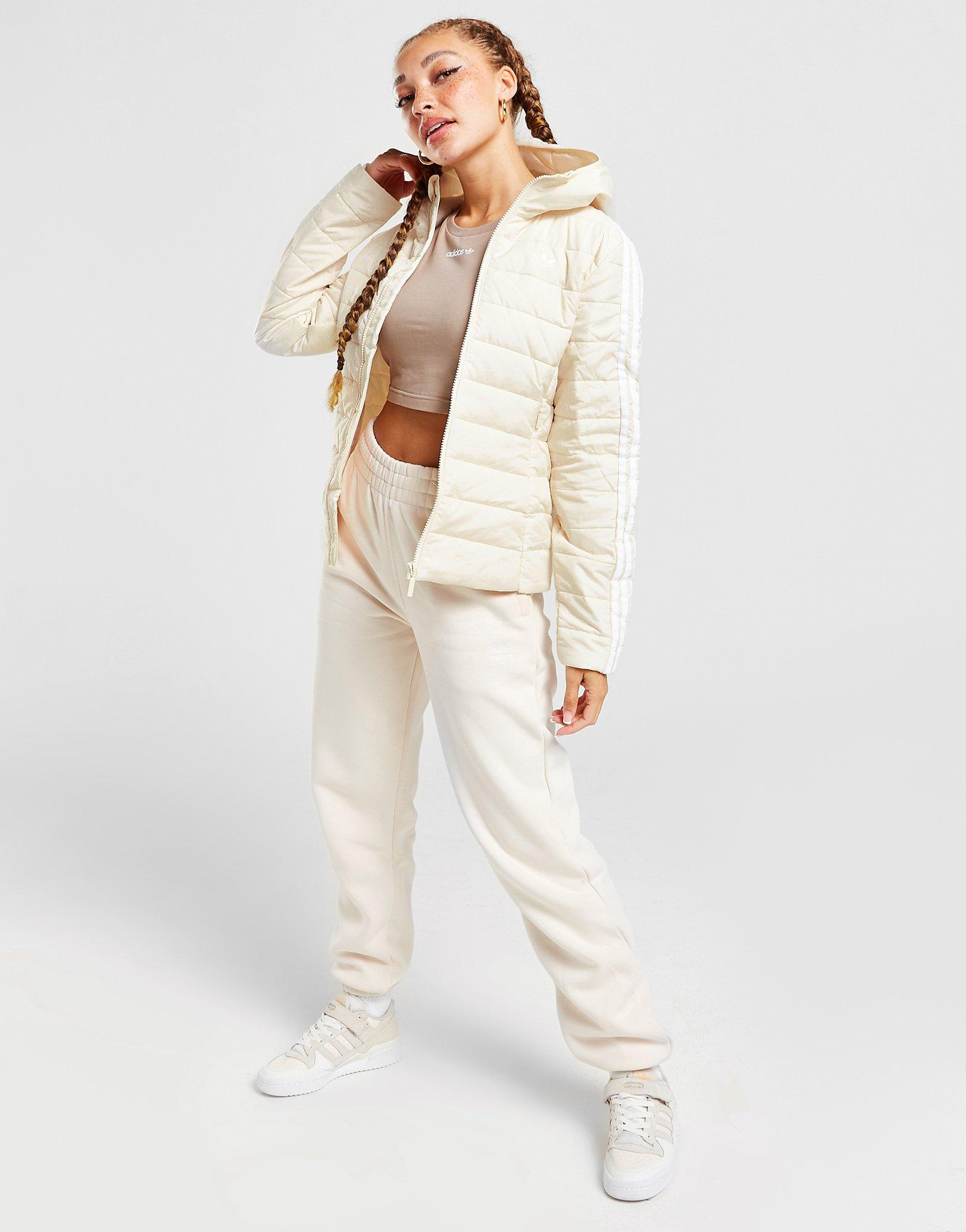 Dámska bunda ADIDAS BUNDA ZIMNÍ SLIM JACKET HK5251 Bílá