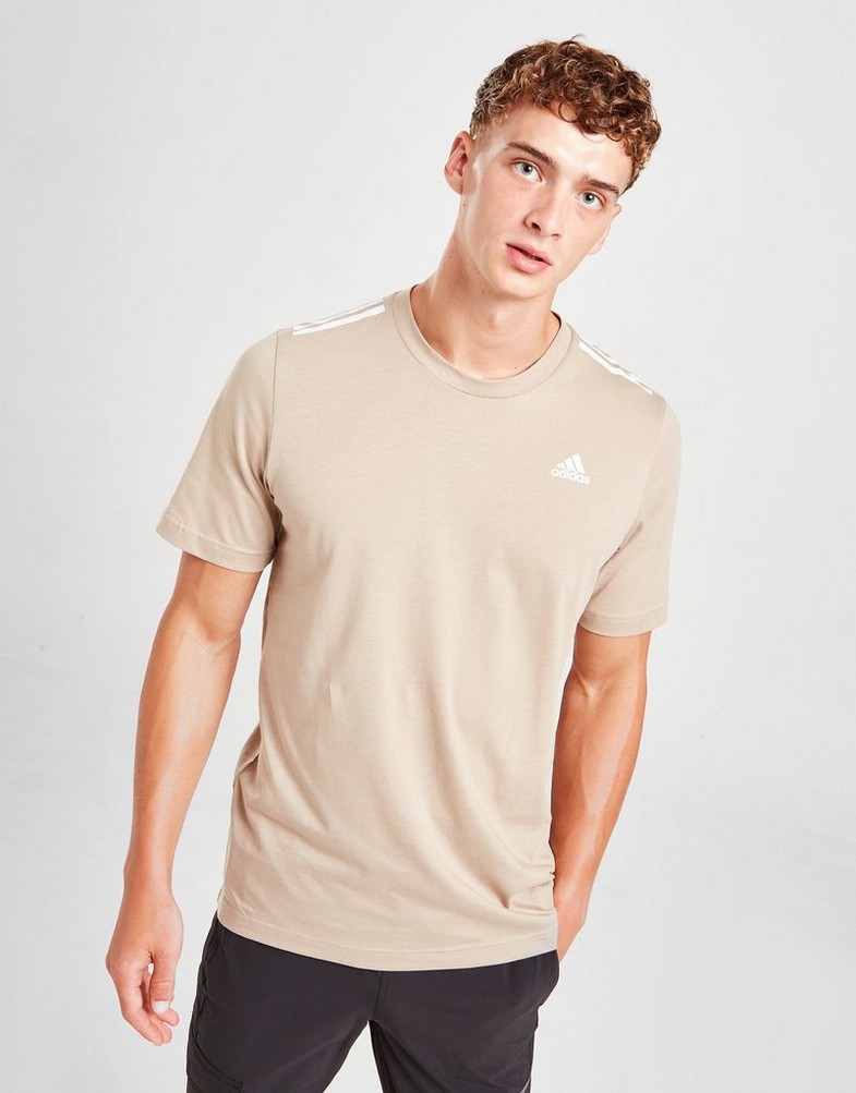 ADIDAS T-SHIRT BOS 3 STR STONE IC0247 | kolor Beżowy