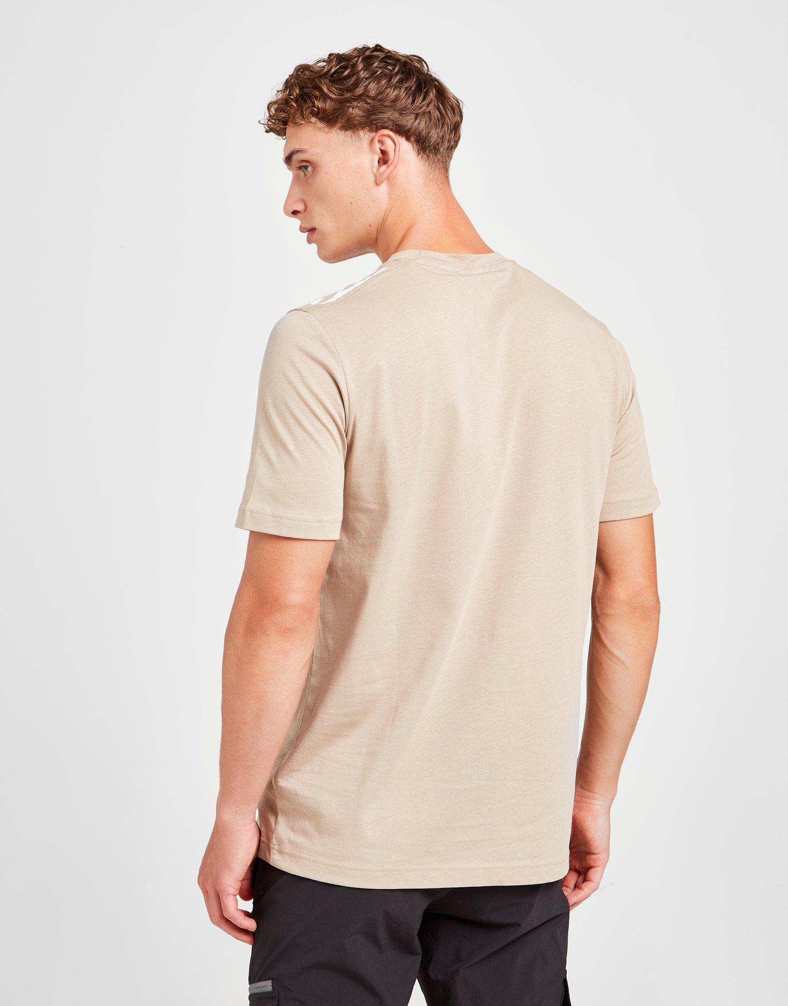 Pánske tričko ADIDAS TRIČKO BOS 3 STR STONE IC0247 Béžová