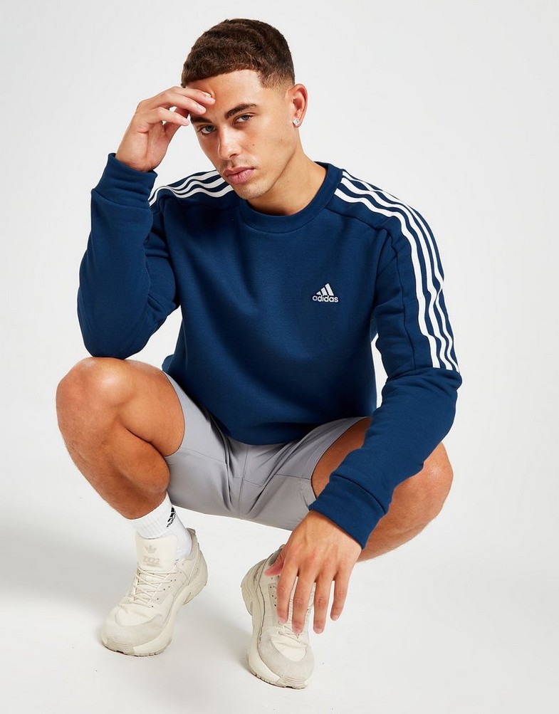 Pánska mikina ADIDAS MIKINA ENERGIZE CRW MYS BLUE IC0344 Tmavomodrá