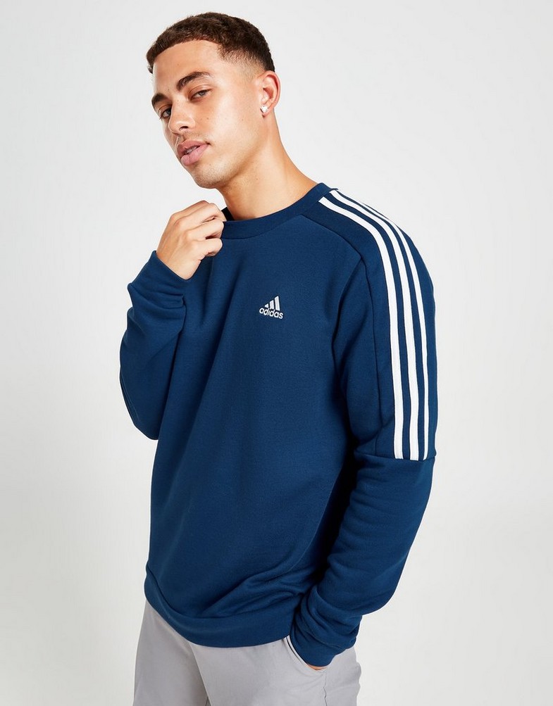Pánska mikina ADIDAS MIKINA ENERGIZE CRW MYS BLUE IC0344 Tmavomodrá