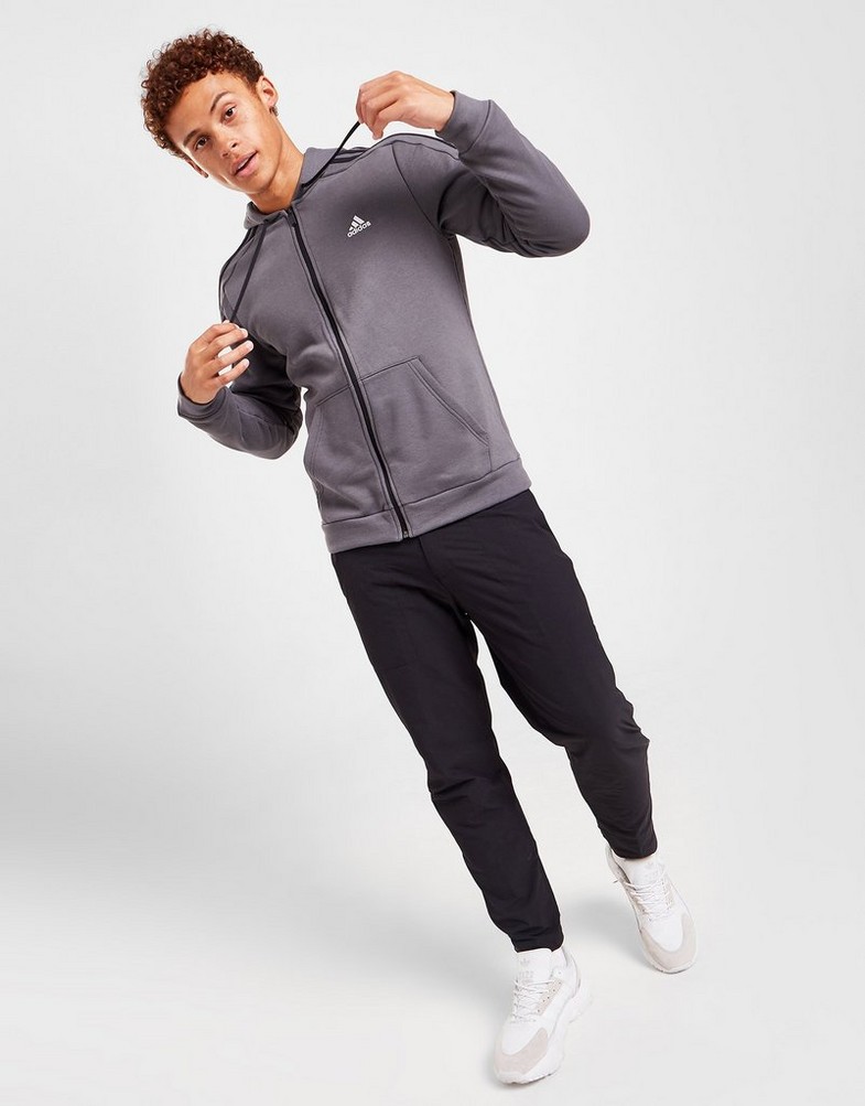 Bluza męska ADIDAS ENERGIZE FULL ZIP HOODIE IC0374 Szary