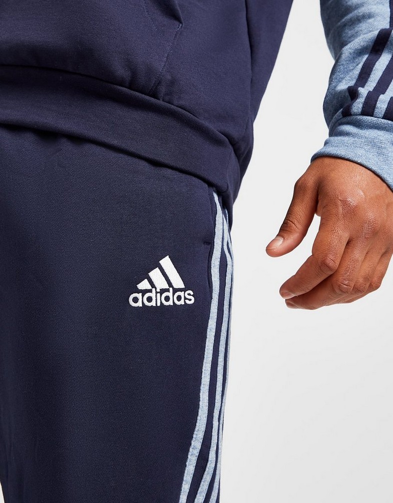 Pánske nohavice ADIDAS BADGE OF SPORT MELANGE JOGGERS HK2898 Tmavomodrá