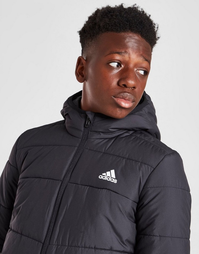 ADIDAS PRZEJŚCIOWA BADGE OF SPORT PADDED JACKET JUNIOR HM5178 Czarny