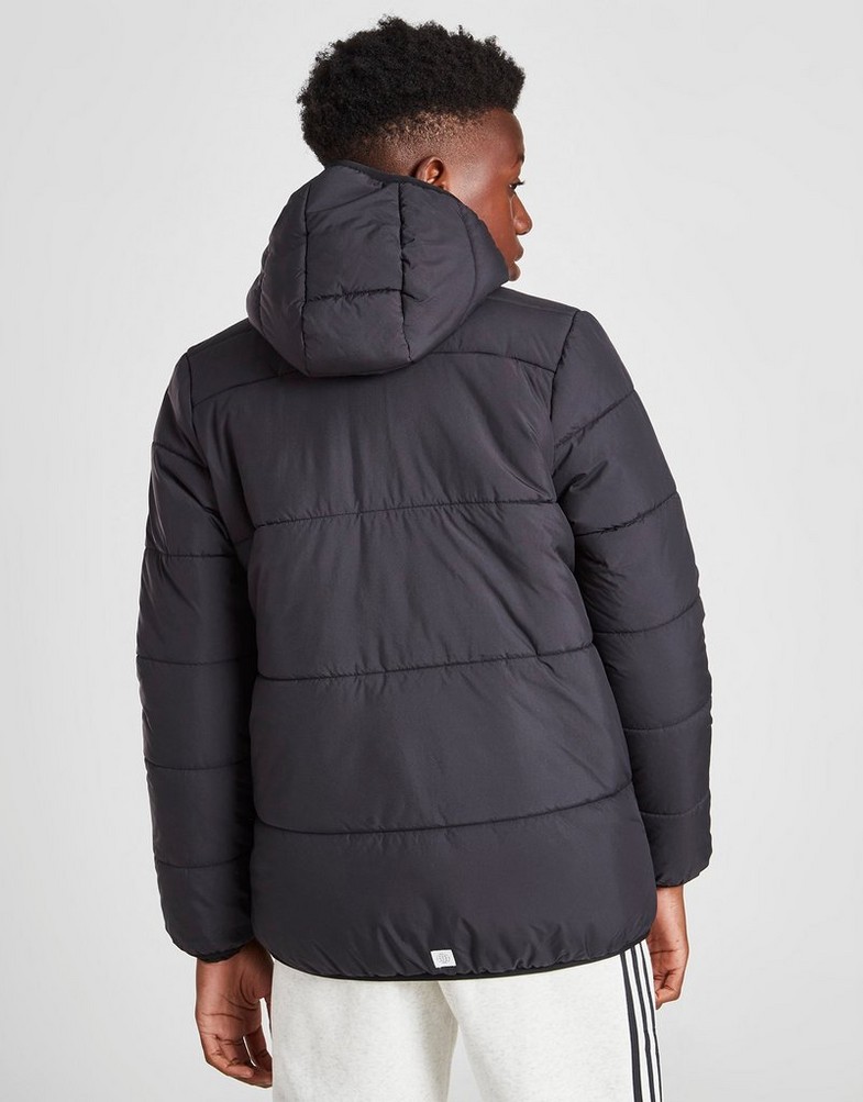 ADIDAS PRZEJŚCIOWA BADGE OF SPORT PADDED JACKET JUNIOR HM5178 Czarny