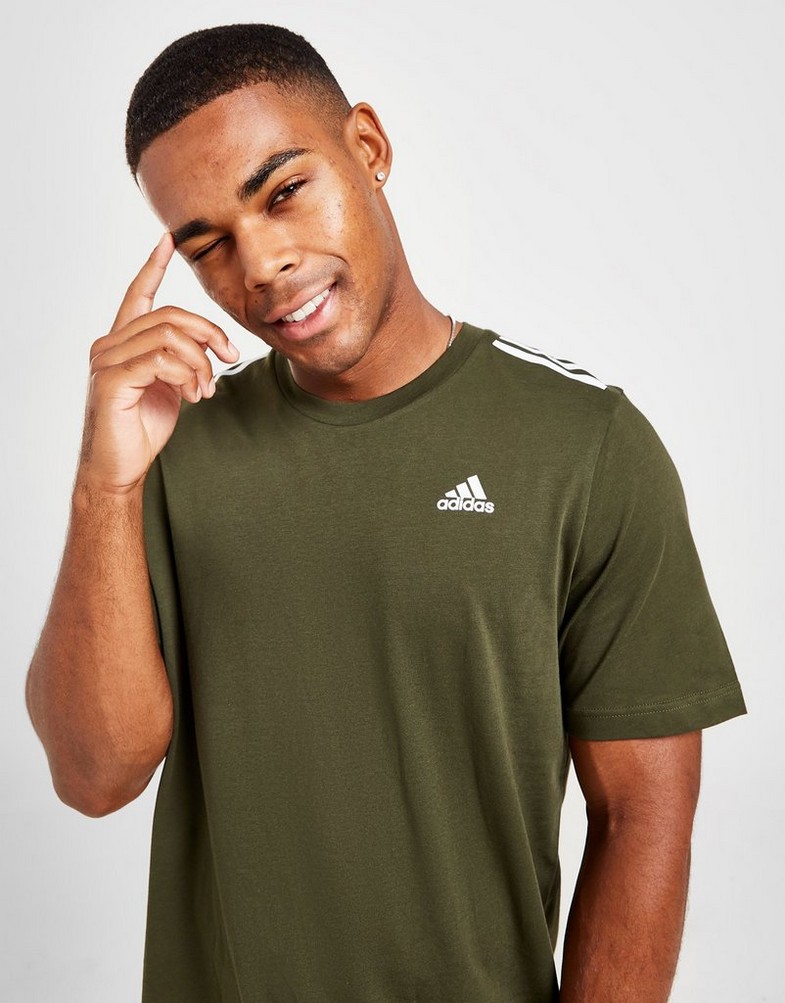 Koszulka, t-shirt męski ADIDAS T-SHIRT BOS 3 STR TEE N.CARGO IC0246 Khaki