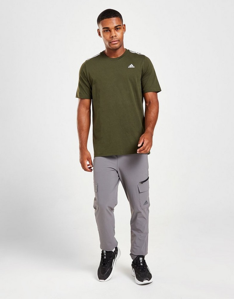 Koszulka, t-shirt męski ADIDAS T-SHIRT BOS 3 STR TEE N.CARGO IC0246 Khaki