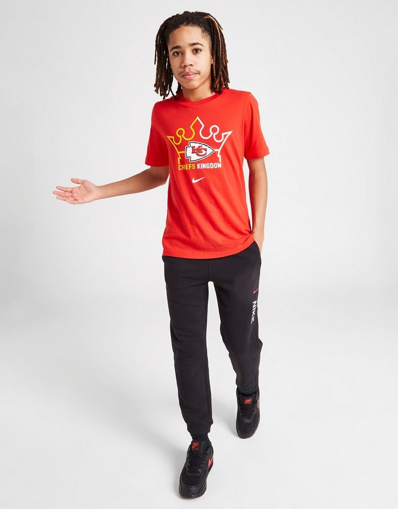 Koszulka, t-shirt dziecięcy NIKE KRÓTKI RĘKAW NFL KANSAS CITY CHIEFS LOCAL T-SHIRT JUNIOR 2Z1B7FFBYKAN Czerwony