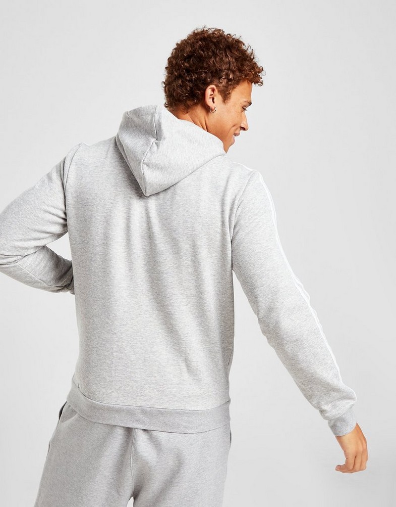 Bluza męska ADIDAS Z KAPTUREM BADGE OF SPORT LOGO HOODIE GV5249 Szary