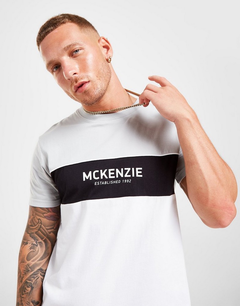 Pánske tričko MCKENZIE KYLO TRIČKO  MCKTM15162 Biela