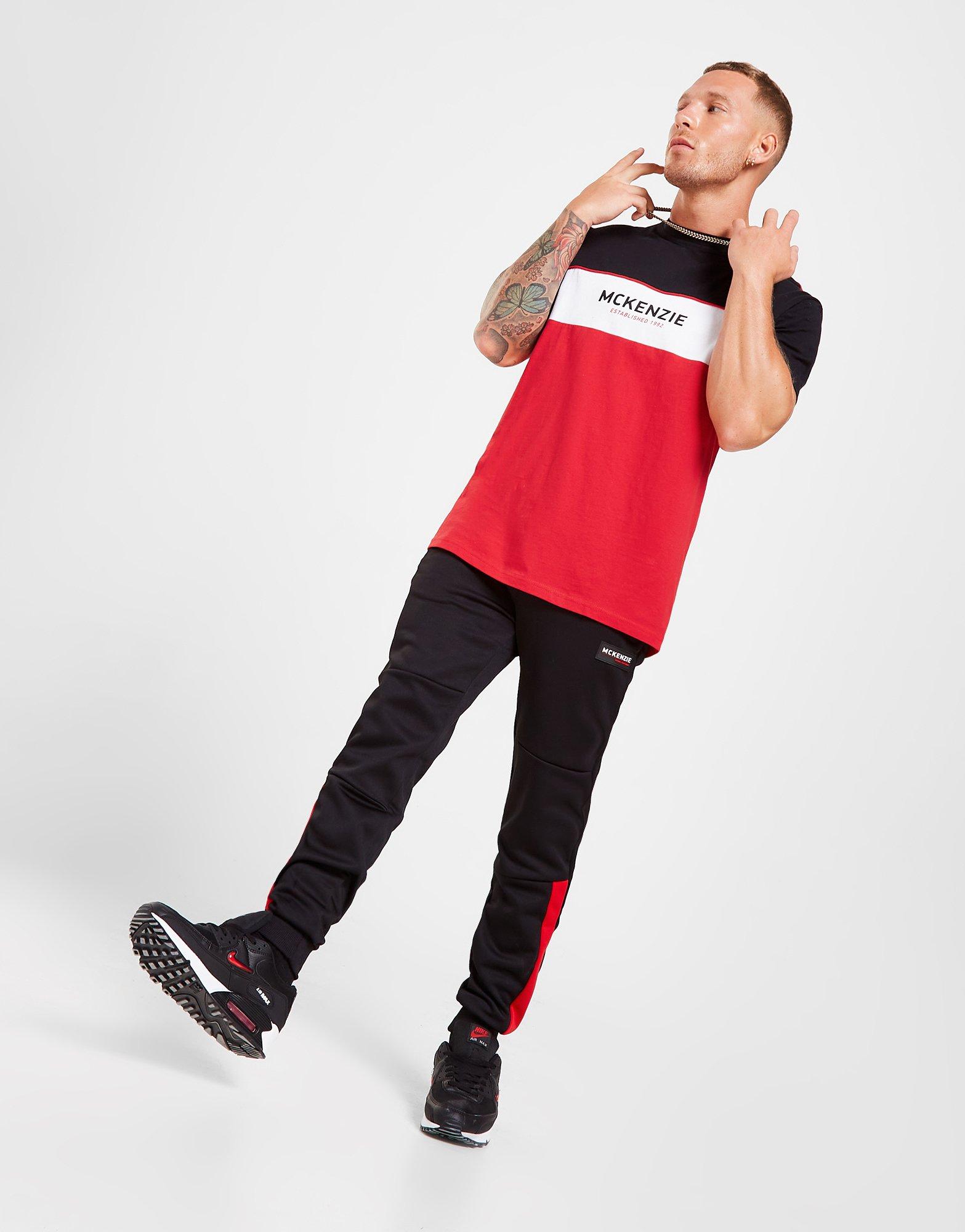 Pánske tričko MCKENZIE KYLO TRIČKO  MCKTM15162 Červená