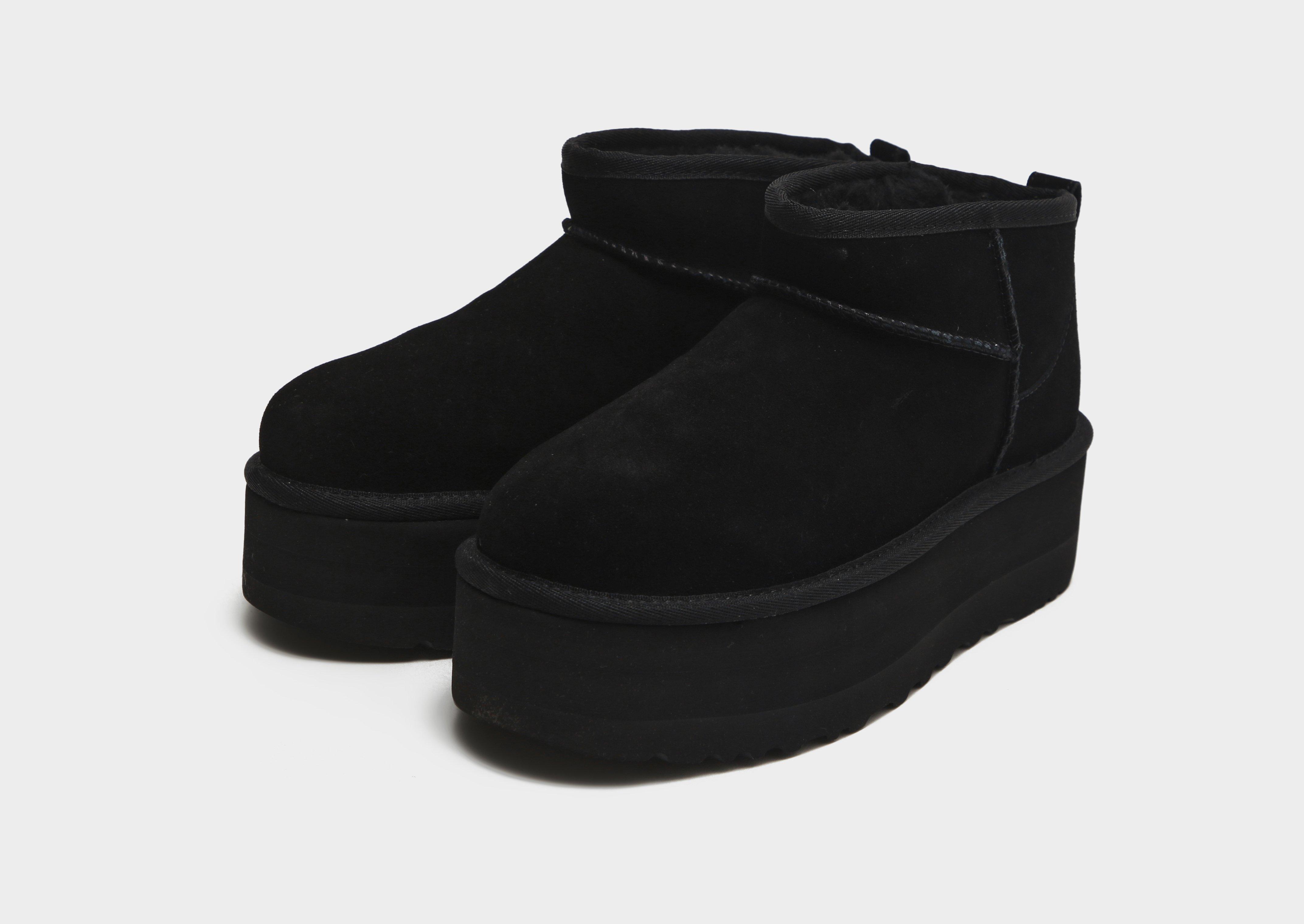 Női téli cipők UGG CLASSIC ULTRA MINI PLATFORM 1135092-BLK Fekete