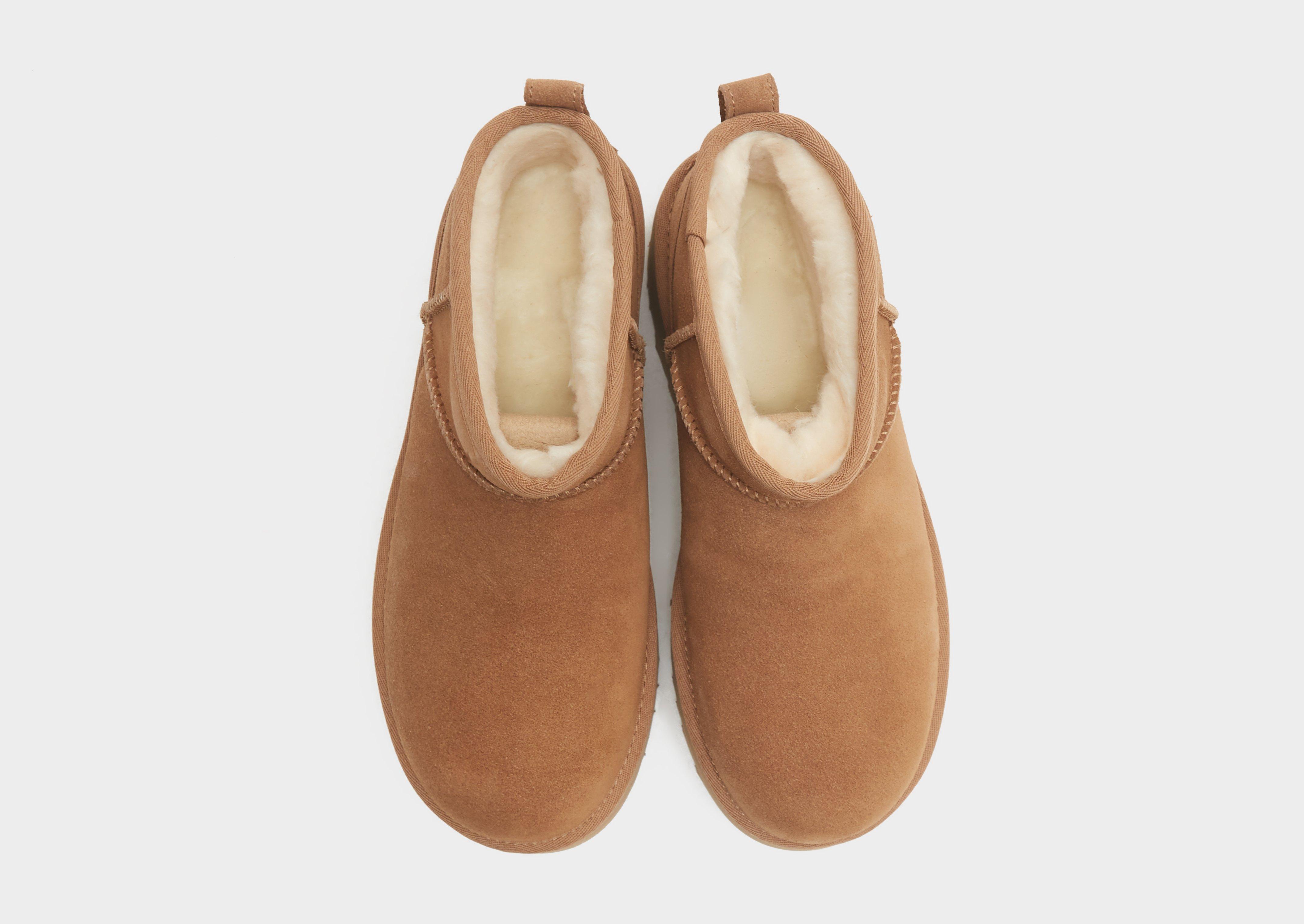 Női téli cipők UGG CLASSIC ULTRA MINI PLATFORM 1135092-CHE Barna
