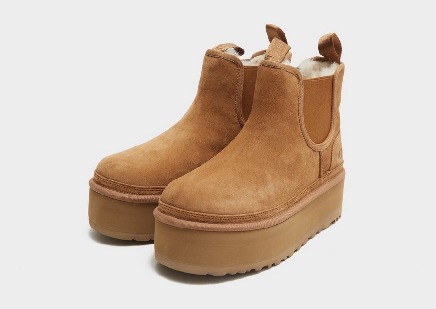 Жіноче зимове взуття UGG NEUMEL PLATFORM CHELSEA 1134526-CHE Коричневий