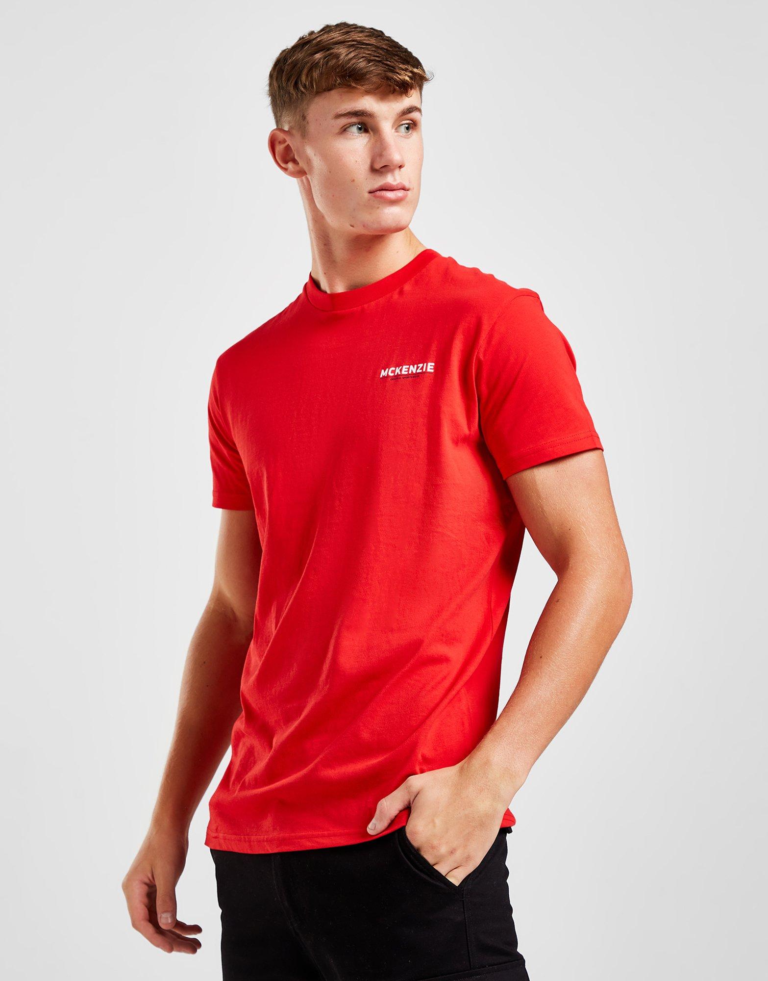 Мъжка тениска MCKENZIE ТЕНИСКА ESS LOGO TEE 2 CRED MCKTM15335 Червен