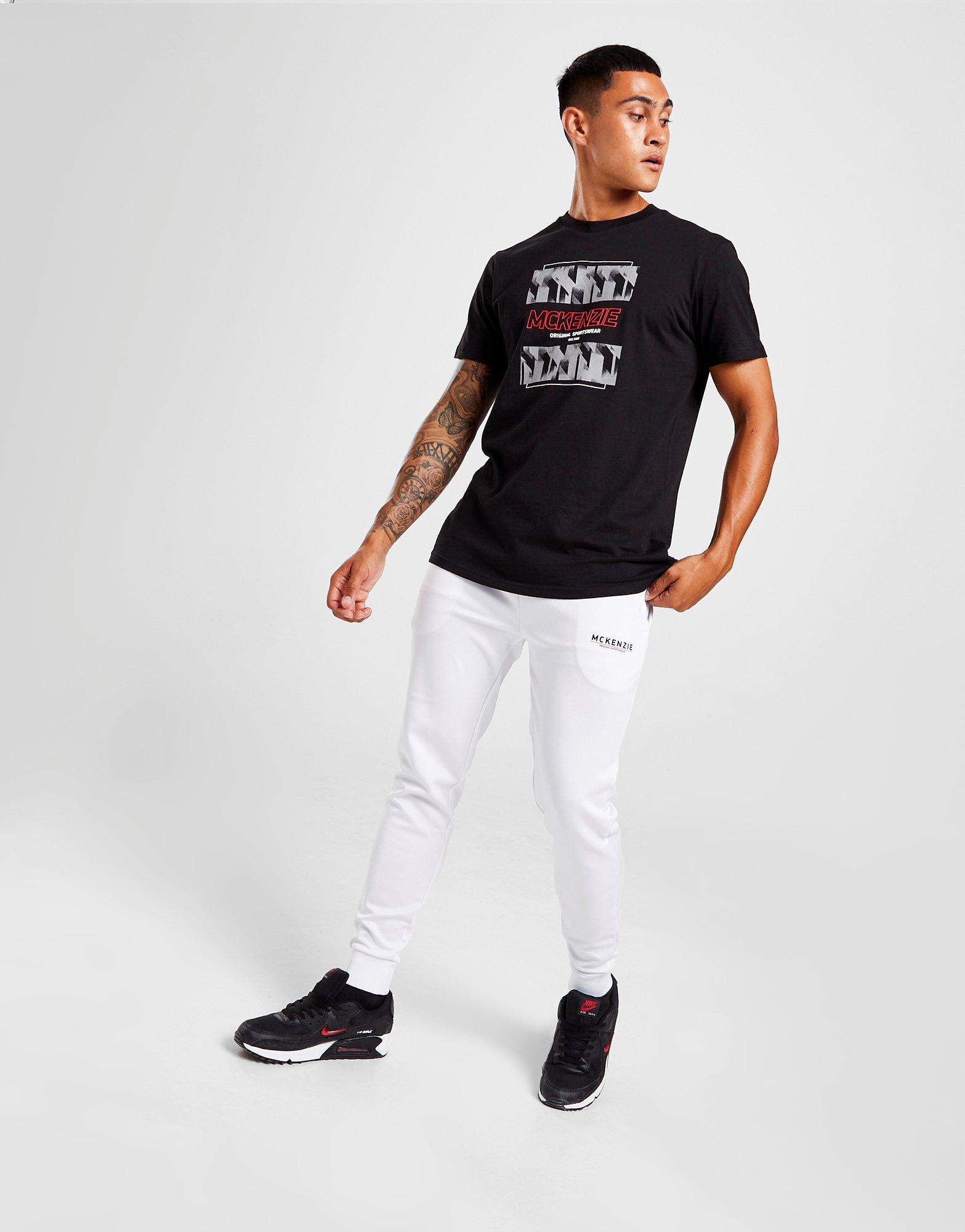 Pánske tričko MCKENZIE TRIČKO JASON TEE BLK MCKTM15397 Čierna