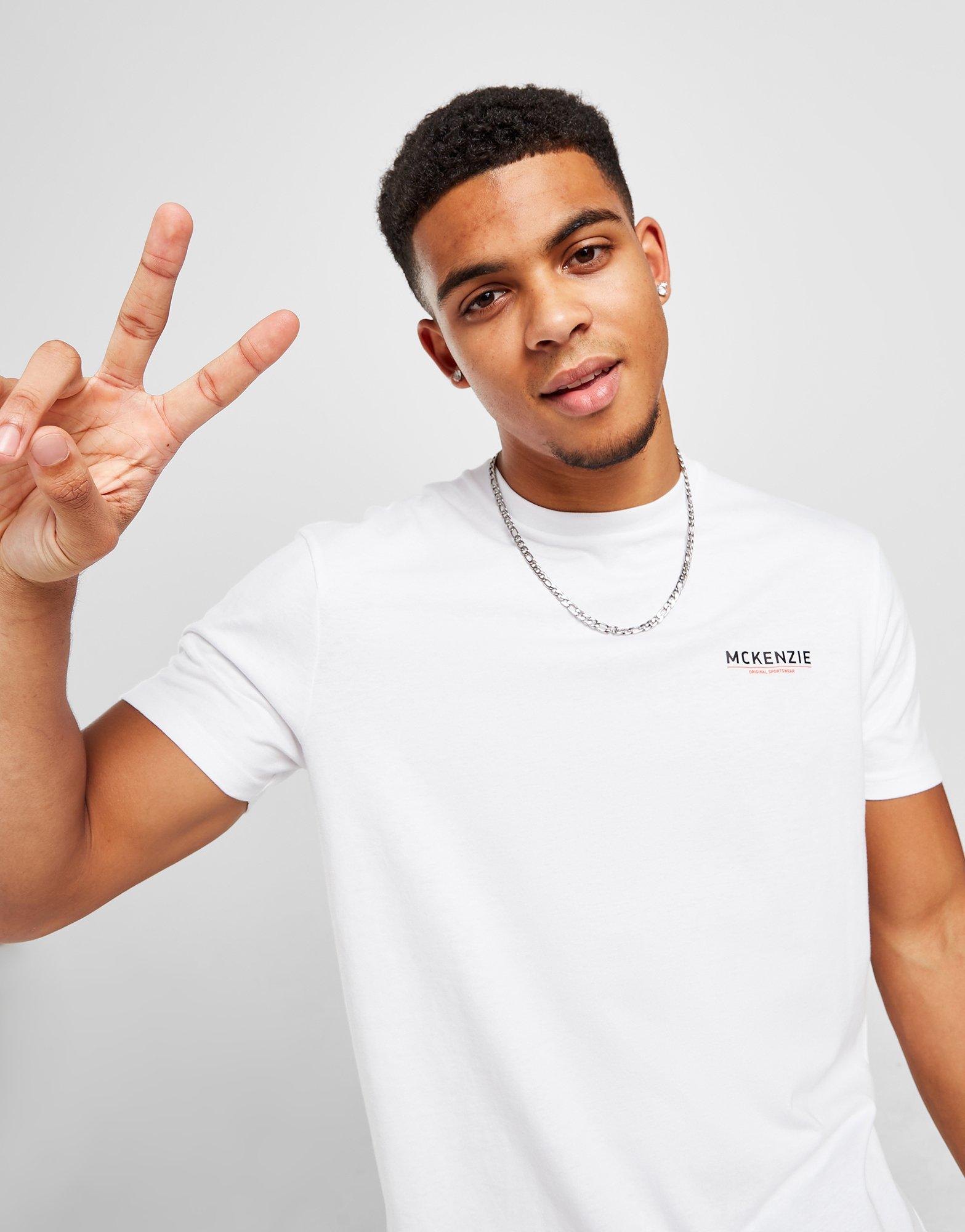Vyriški marškiniai MCKENZIE MARŠKINĖLIAI ESS LOGO TEE 2 WHT MCKTM15335 Balta