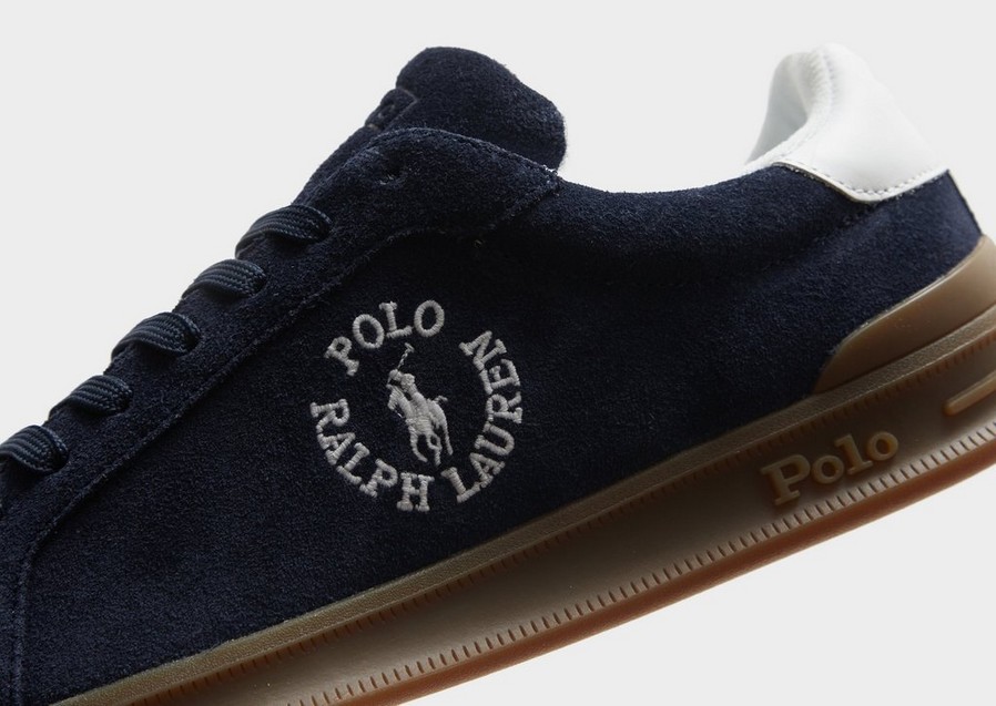 Buty sneakersy męskie POLO RL HERITAGE COURT II 809878553001 Niebieski