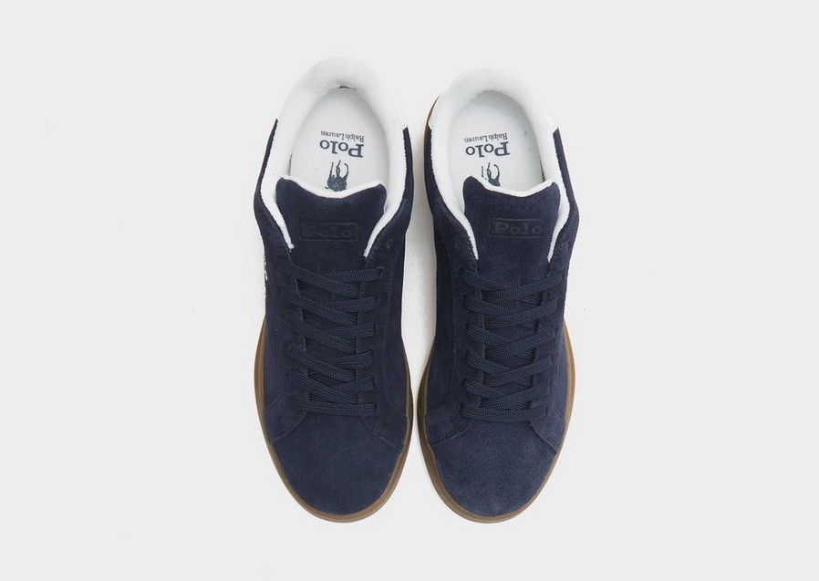 Buty sneakersy męskie POLO RL HERITAGE COURT II 809878553001 Niebieski