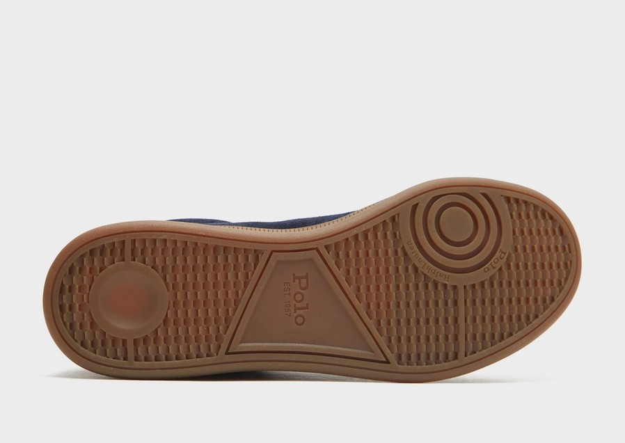 Buty sneakersy męskie POLO RL HERITAGE COURT II 809878553001 Niebieski