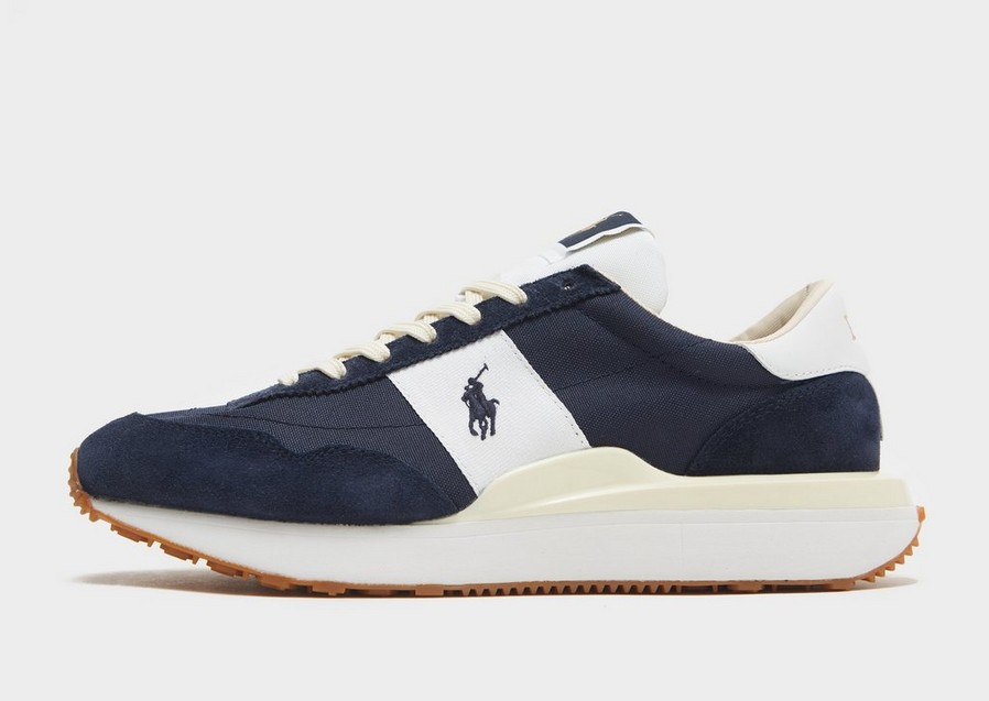 Buty sneakersy męskie POLO RL TRAIN 89 PP SNEAKERS LOW TOP LACE 809878008004 Granatowy