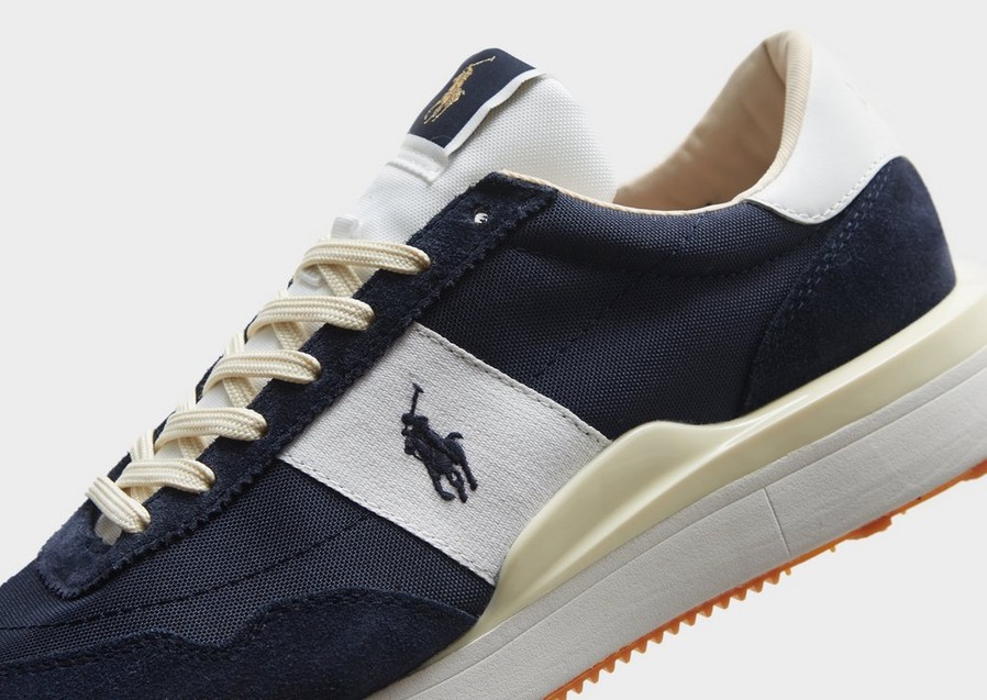 Buty sneakersy męskie POLO RL TRAIN 89 PP SNEAKERS LOW TOP LACE 809878008004 Granatowy