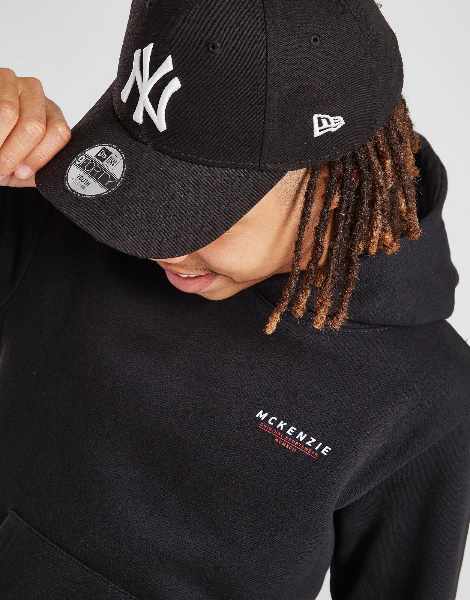 Detská mikina MCKENZIE S KAPUCÍ ESSENTIAL 2 OVERHEAD HOODIE JUNIOR MCKTJ15368090 Černá