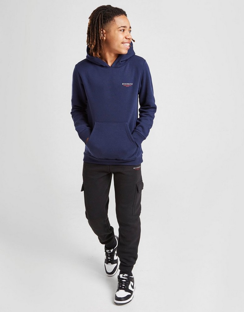 MCKENZIE Z KAPTUREM ESSENTIAL 2 OVERHEAD HOODIE JUNIOR MCKTJ15368130 Niebieski