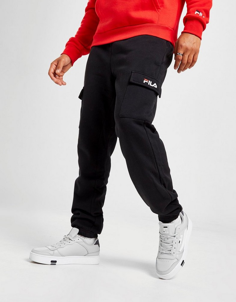 Pantaloni pentru bărbați FILA PANTALONI  CARGO FW22JDM010 Negru