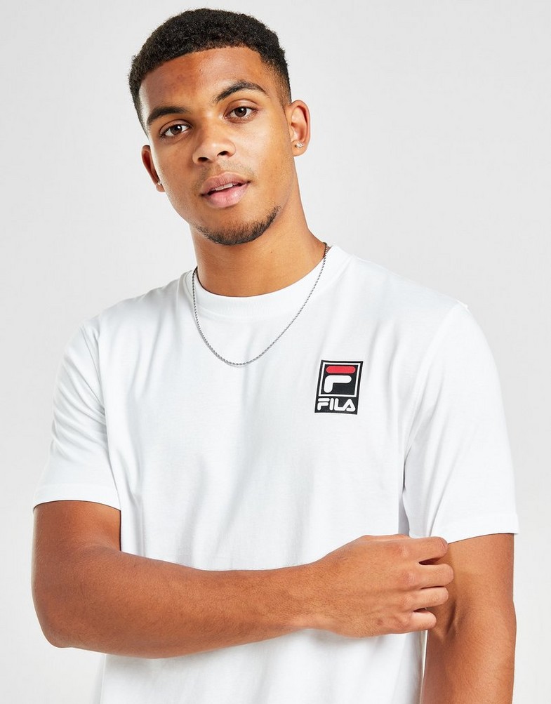 Tricou pentru bărbați FILA TRICOU HAMILTON TEE WHT FW22JDM004WHT Alb
