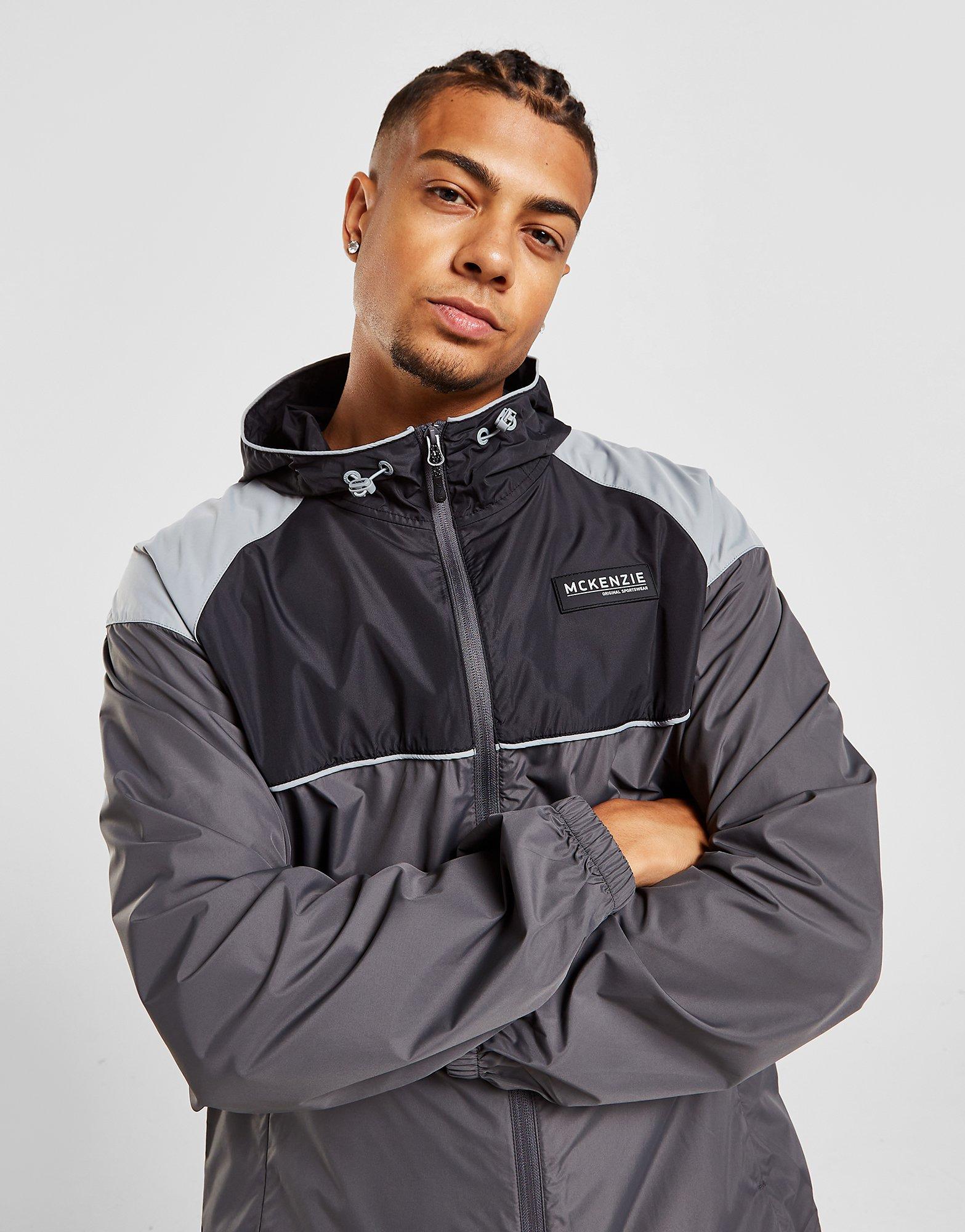 Férfi kabát MCKENZIE KABÁT CRED LT JKT BP/BLK/MON MCKTM15359 Szürke