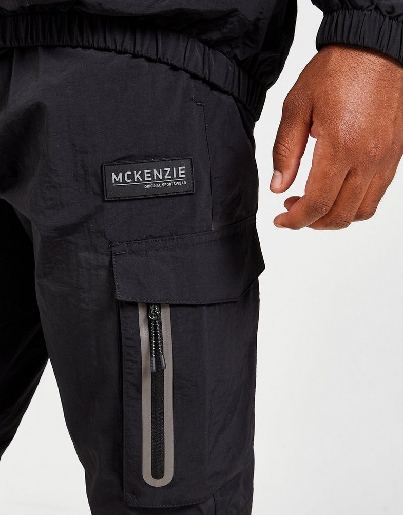 MCKENZIE SPODNIE ALAMEDA CARGO BLK MCKTM15453 Czarny